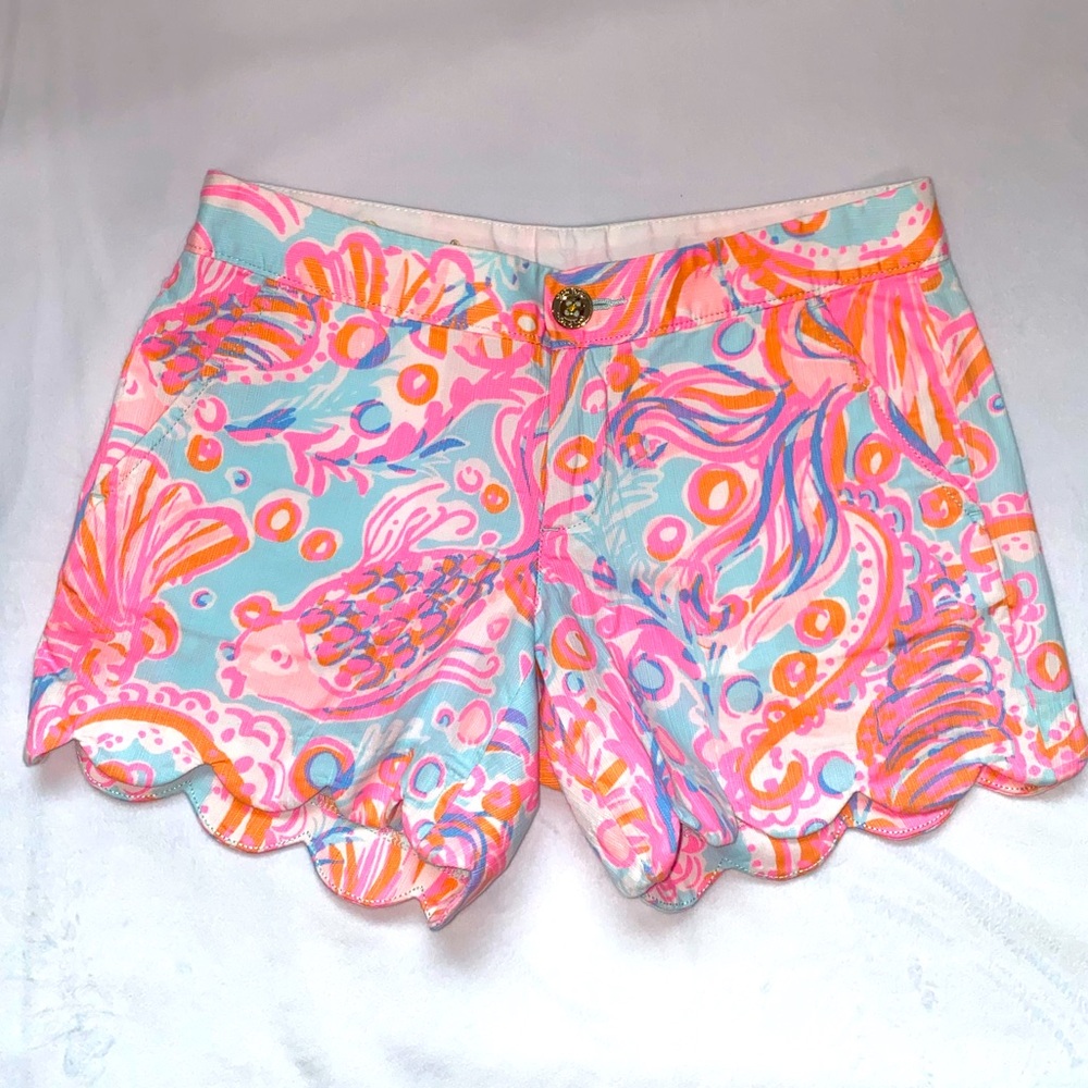 Lilly Pulitzer, Buttercup Shorts, 00